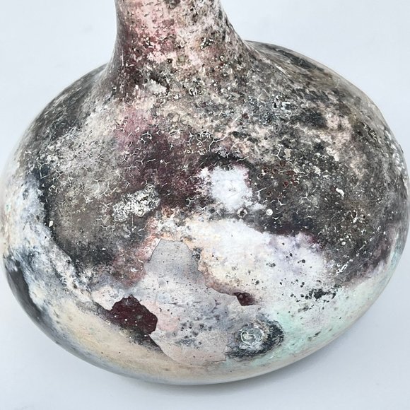 Vintage‎ Handmade Rustic Pottery Bud Vase - Picture 5 of 8